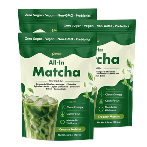 8-in-1 Ceremonial Matcha Latte - Japanese Matcha + Superfoods Blend