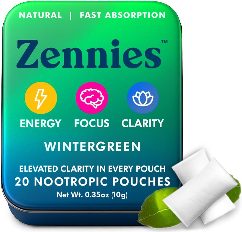 Clean Caffeine Energy Pouches (Nicotine-Free Nootropics)