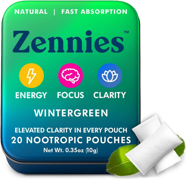 Clean Caffeine Energy Pouches (Nicotine-Free Nootropics)