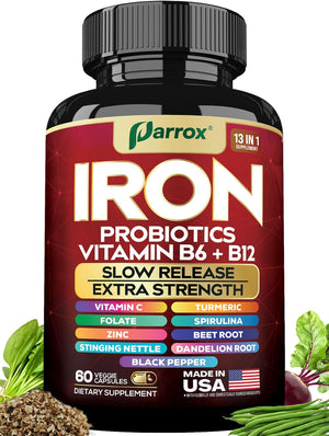 Gentle Iron Complex - Slow-Release with Probiotics & Plant Power
