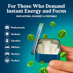 Clean Caffeine Energy Pouches (Nicotine-Free Nootropics)