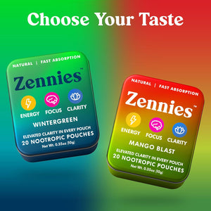 Clean Caffeine Energy Pouches (Nicotine-Free Nootropics)