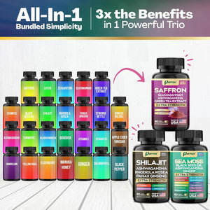 Elite Vitality Trio - 27 Unique Ingredients for Total Wellness