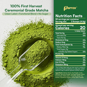 8-in-1 Ceremonial Matcha Latte - Japanese Matcha + Superfoods Blend