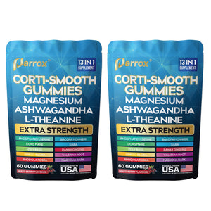 Corti-Smooth Stress Relief Gummies - Ashwagandha + L-Theanine Blend
