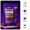 Parrox NMN Gummies 500mg – Liposomal NMN | 5-in-1 with TMG | Quercetin | Resveratrol | BioPerine® – NAD+ Precursor – Gelatin Free, Non-GMO, No Artificial Colors – Mixed Berry, 90ct, 2 Pack