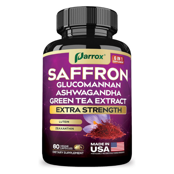 Premium Saffron Complex - 6-in-1 Mood & Vision Support (2-Month Supply)